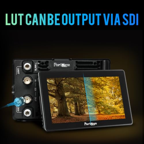 Image of Portkeys BM5IV WR 5.5 inch 2000nit Camera Field Monitor Control for V-Raptor /X, ARR1 MINI /ALEXA LF, FX3 /6 /9 /30 /ZV-E10 /A1 /A9II /A7SIII /A7CII /A7MIV /A7RV /ILX-LR1 /FS5 /FS7, BS1H /BGH1 /G9 /GH6, R5 /6 /7 /8, Z8 /9, etc