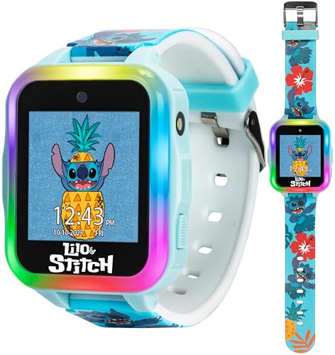 Disney Stitch Kids Smartwatch with Touchscreen