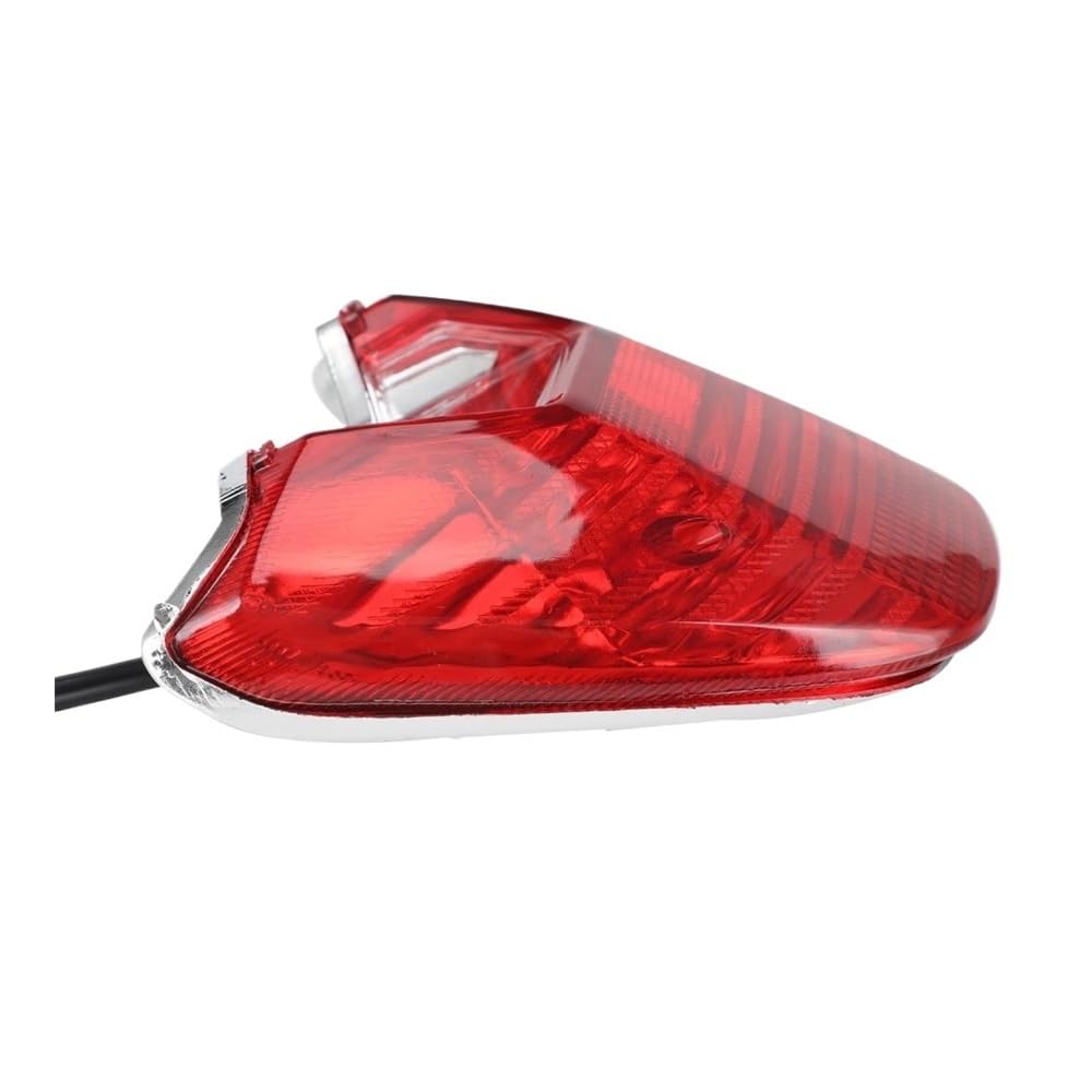 Moto Borde Trasero Freno Marcha Luz Luz Trasera Modificada para Motocicleta, LED De Advertencia Freno para Hawk 250, Indicadores, Luces Traseras