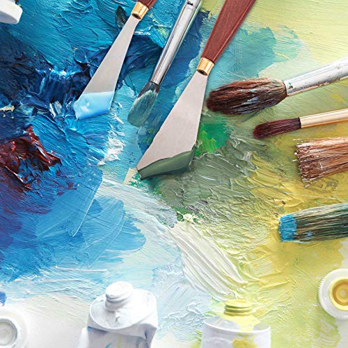 image for Honoson Painting Knife Set Painting Mixing Scraper Stainless Steel Pal