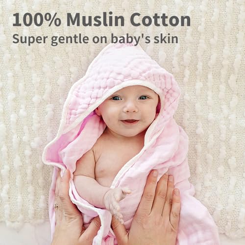 L'Ange Cotton Muslin 9-layer Bibs (2pk) (Gray)4