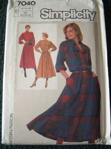 Patron Simplicity 7040 robe Miss Petite pour en finir avec les coupes vagues