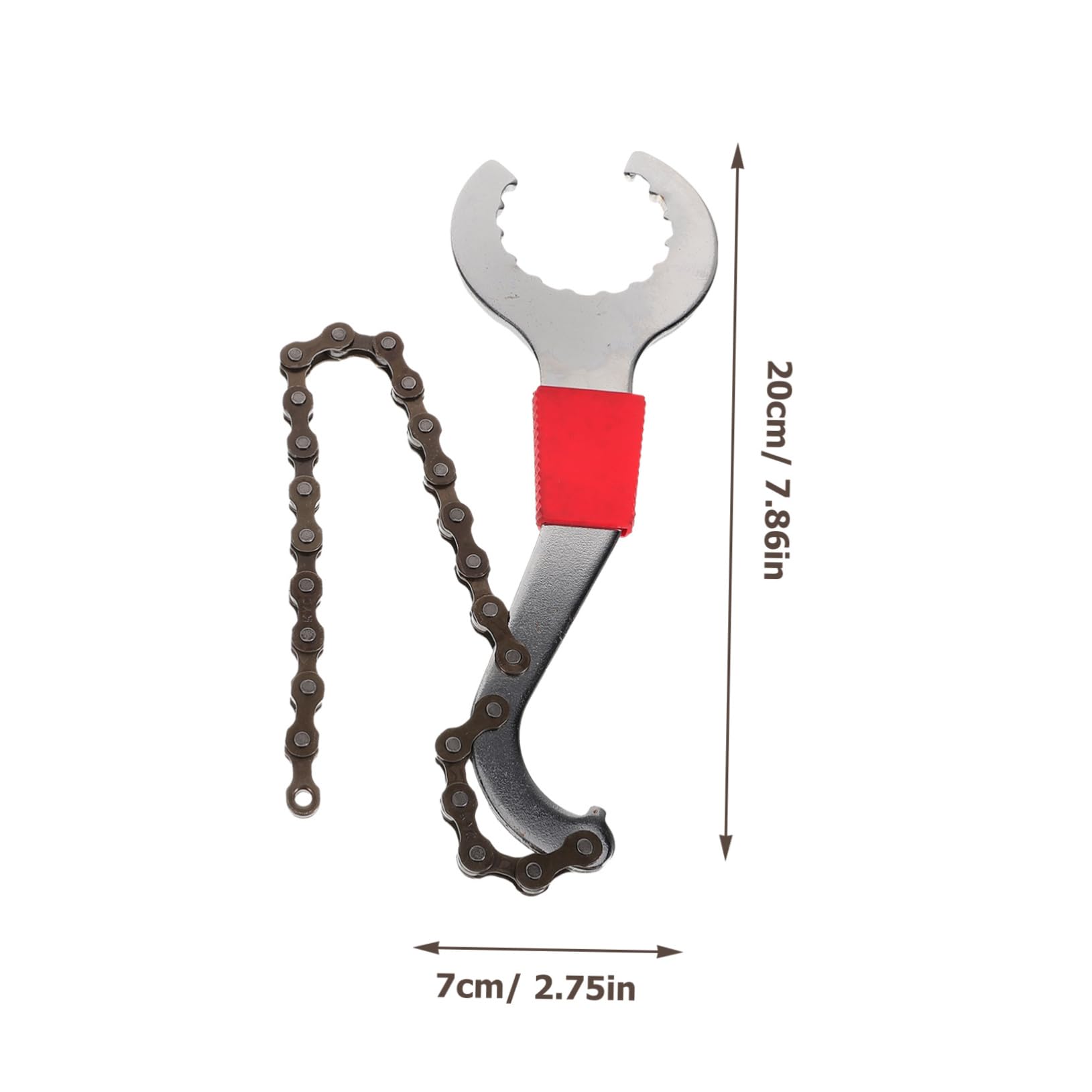 ibasenice 1 Set Strumento Chiavia Dell'albero Centrale Remover del Braccio Inglese Dispositivo di Estrattore per Pedivelle per Biciclette Attrezzo Acciaio Inossidabile