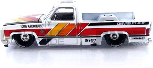 Miniatura 3 de True Scale Miniatures Modelo de coche compatible con Chevrolet Silverado Kaido Works V1 Edición Limitada 164 Modelo Diecast Car Kaido House KHMG082