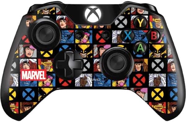 Skinit Decal Gaming Skin Compatible with Xbox One Controller - Officially Licensed Marvel X-Men Gambit Design