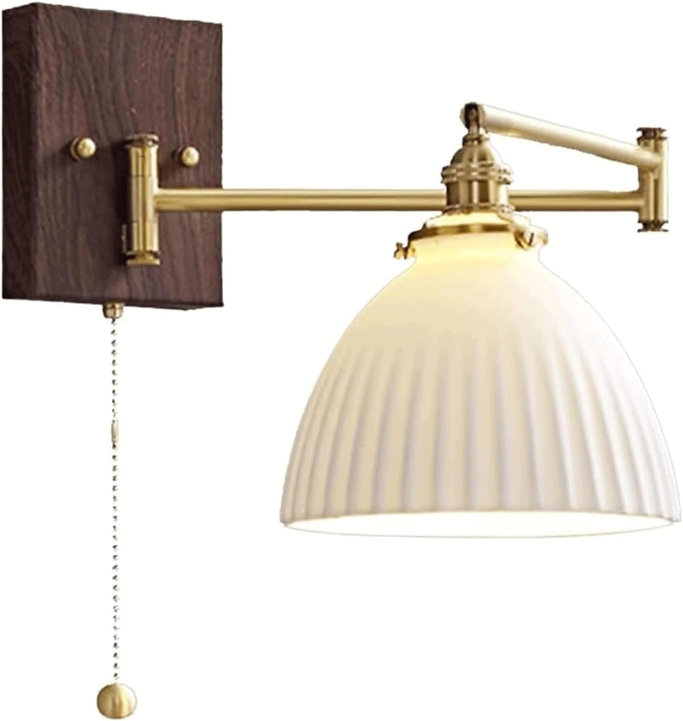 Kitchen Faucet Swing Arm Metal Lamp Adjustable Foldable Reading Lights for Study Living Room Wall Lantern(Type E)(Type E)