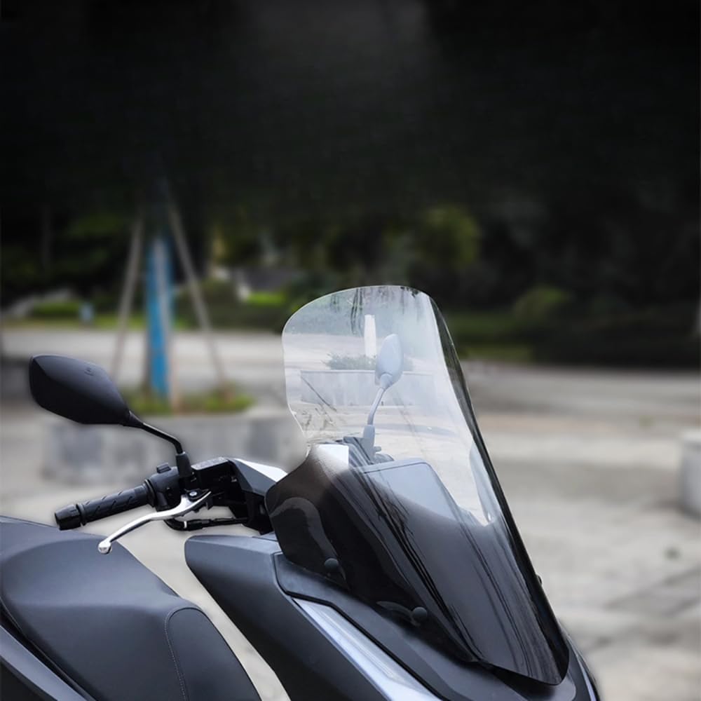 2025年式pcx125 jk05 ロングスクリーン (スモーク, 66CM) Amazon