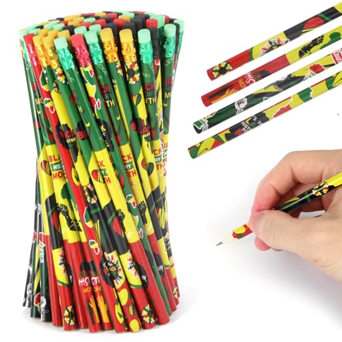 Kolewo4ever 100 piezas lápices de colores con borrador