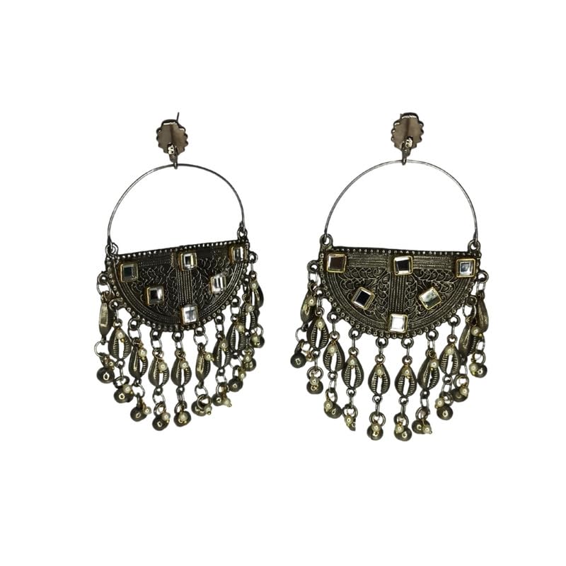 See full amazon price history chart for Freyns Oxidised Round Earring Chandbali With Ghunghroo | Earrings for Women and Girls | Chandbali earrings for women stylish Freyns Oxidised Round Earring Chandbali With Ghunghroo | Earrings for Women and Girls | Chandbali earrings for women stylish (B0CVTMKG6T) Amazon Price History, Amazon Price Tracker