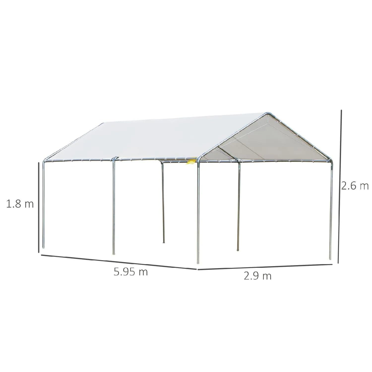 Gazebo acciaio Car Park.