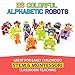 Alphabet Transforming ABC Letters Robots - 26 Piece Alphabots Learning Toys for Toddlers & Preschoolers Classroom Prizes Party Favors