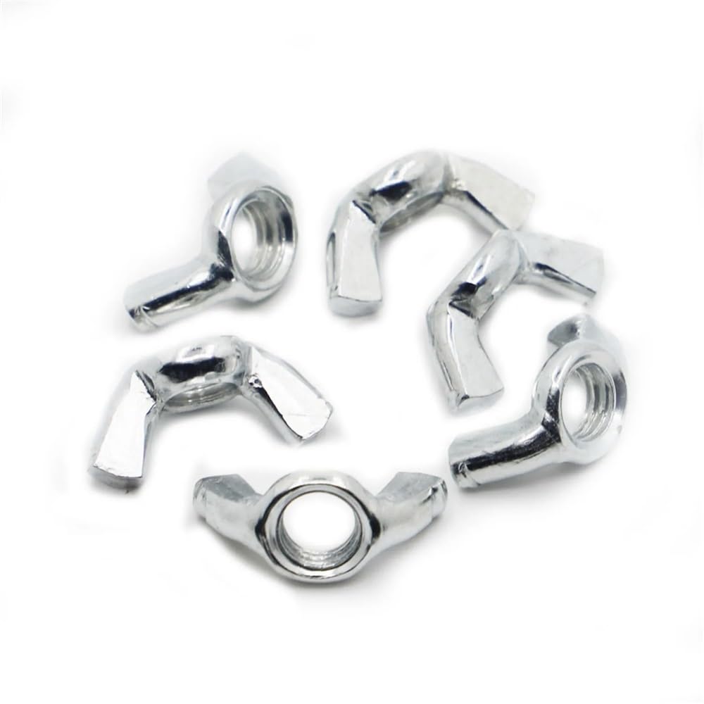 Noci ad Alette, 5/10 pz M3 M4 M5 M6 M8 M10 M12 in Acciaio Inox 304 Stringere A Mano Dado Dadi Dadi Ad Alette(M3 10pcs)
