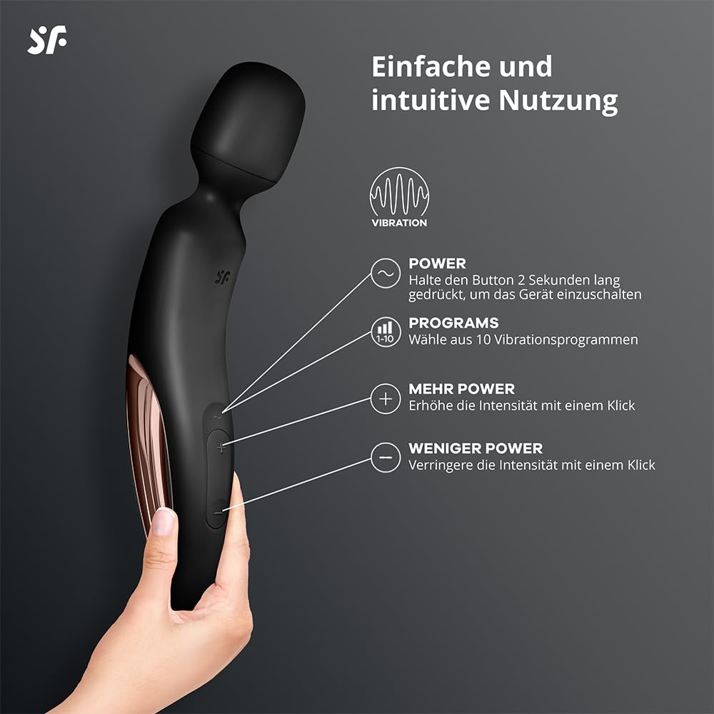 Satisfyer Wand-erland Massager | Dildo & Vibrator für Frauen in einem