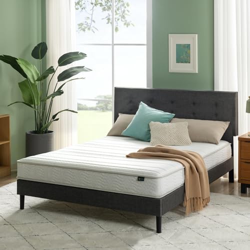 Image of ZINUS 6 Inch Foam and Spring RV Mattress, [New Version], Short Queen for RVs, Campers & Trailers, Smaller, More Convenient WonderBox Packaging, Mattress-in-a-Box
