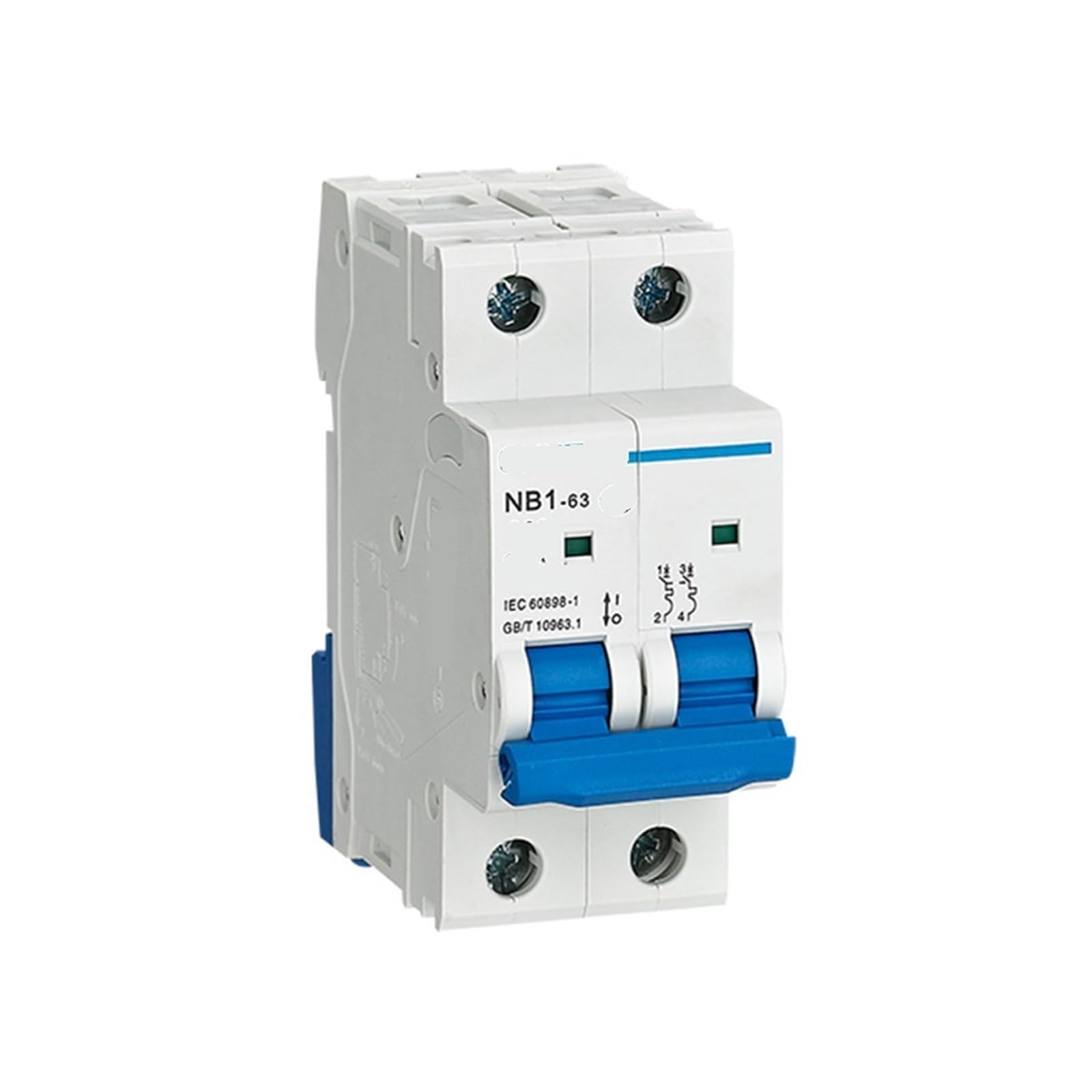 YFHGULBTK Circuit Breaker Miniature NB1-63 2P D20 6kA