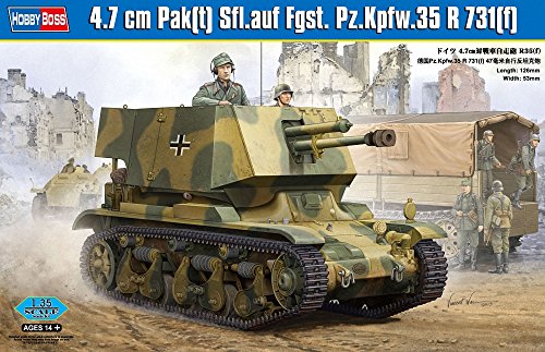 Hobbyboss Echelle 1:35 Boîtier Pak T SFL Auf FGST Pz 35 r 731 F Kit