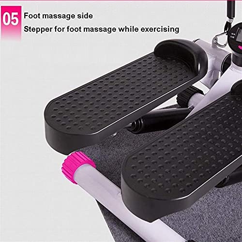 Image of Mini-Stepper Swing Stepper Step Machine with Twisting Machine and Handle Home Multifunctional Mini Stair Stepper Exercise Equipment