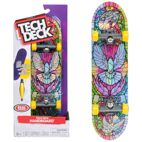 Tech Deck, Real Skateboards Handboard; Authentic Mini Skateboards, Kids Toys for Boys & Girls, Ages 6 and up (Hands Use Only)