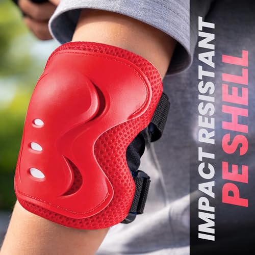 Image of Jaspo SX 4 Protective Set Suitable for Age Group Upto 12 Years Old (Red, Large)