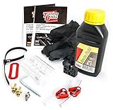 TB Entlüftungskit für SRAM/Avid Scheibenbremsen (inkl. Bleeding Edge) - Service Kit inkl. DOT 5.1 Bremsflüssigkeit