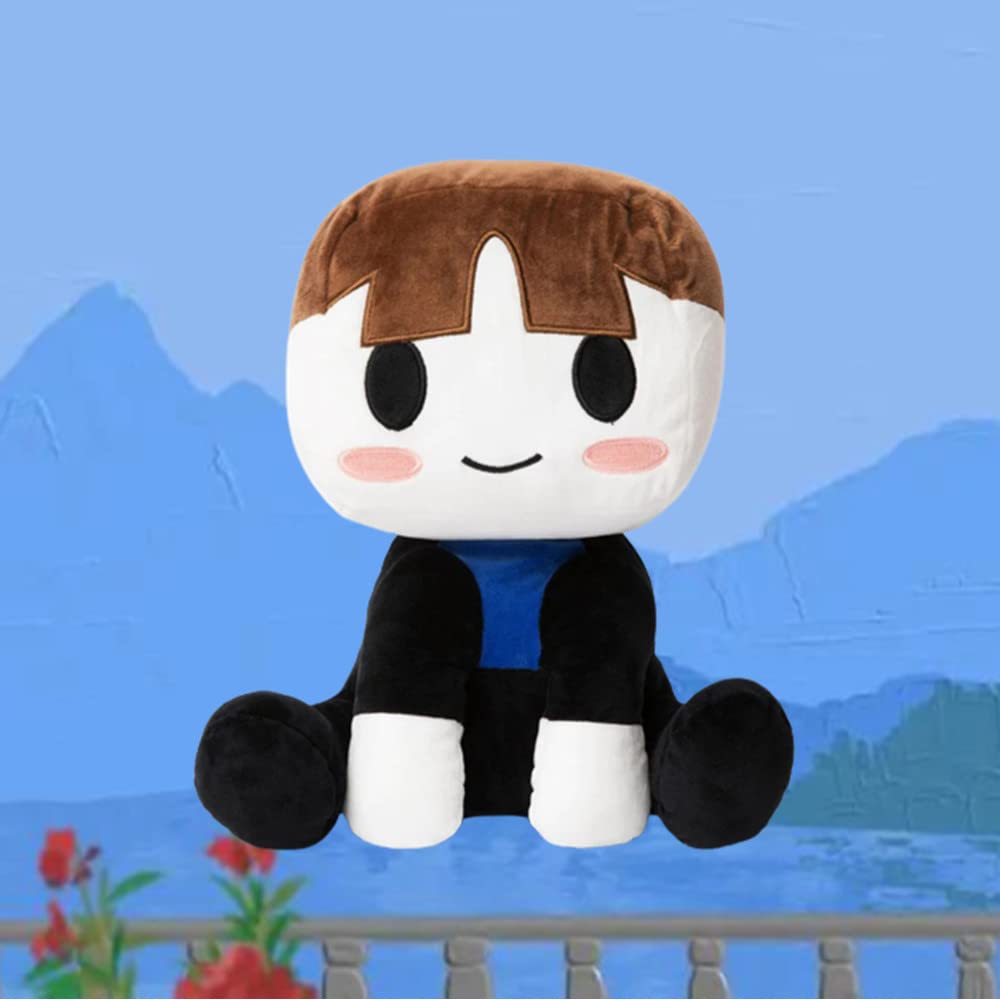 Aolivia 20cm/7.8in Blox buddies plush, Super soft blox buddies stuffed doll, Blox buddies plushies, for gift (brown)