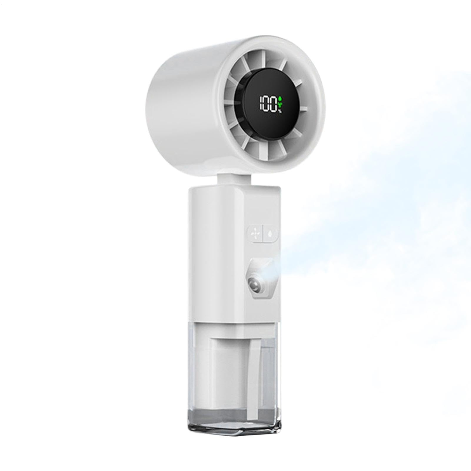 Ventilador portátil con rociador ajustable pequeño para refrescarse en casa