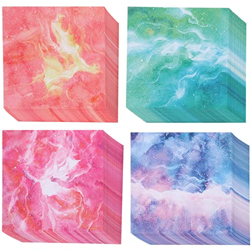 SEWACC Regenbogen Aquarell Origami Papier: 400 Blatt Sterne Himmel Origami...