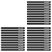 Produktbild deleyCON 30x Klett Kabelbinder 15cm Klettband 12mm Breit Kabelmanagement Kabelorganizer Klettkabelbinder Klettverschluss Schwarz