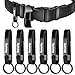 Landical 6 Pack Duty Belt Key Holder Security Tactical Belt Keyrings Double Side Quick Release Keyclip Key Keeper for Police, Law Enforcement and Workers Gift