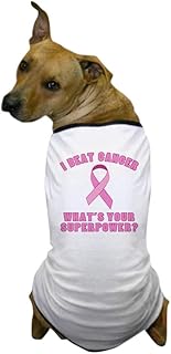 CafePress I Beat Cancer Superpower Dog T Shirt Dog T-Shirt, Pet Clothing, Funny Dog Costume