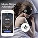 Sleepace Sleep Headphones Comfortable Washable Eye Mask w' Ultra Thin Speakers for Sleep Sideways, Perfect for Air Travel, Relaxation, Meditation, Insomnia-Black L(22.44