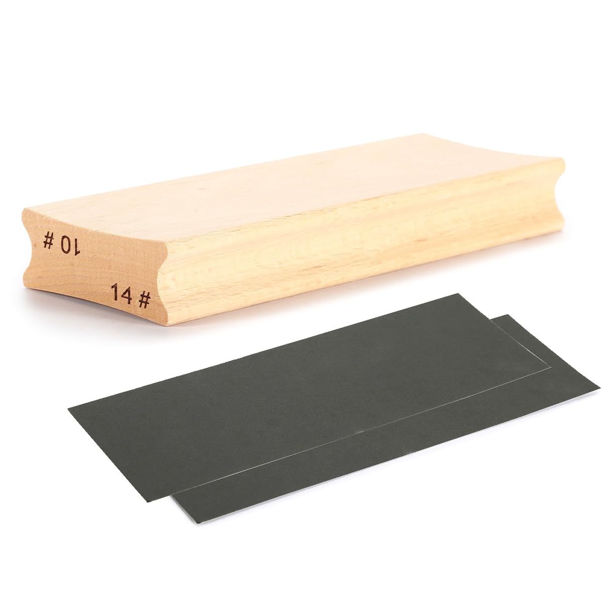 Nicear Guitar Grinding Stand, Guitar Radius Two-Way Sanding Block for Guitar/Bass Fret Leveling Tool for Luthiers - 10+14