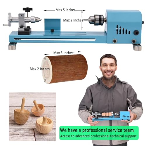 image for FesmTek Mini Lathe Machine Multi-Purpose Lathe With Professional Tools