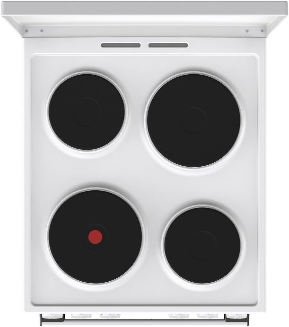 టాప్ view of Gorenje GE5A23WH hob with four cooking zones