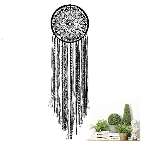 LOMOHOO Black Dream Catcher for Room Decoration Cover