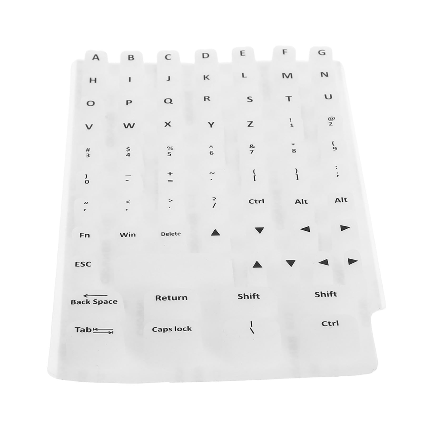 Pegatinas de silicona para teclado: comodidad total para trabajar en la oficina con tus uñas 8