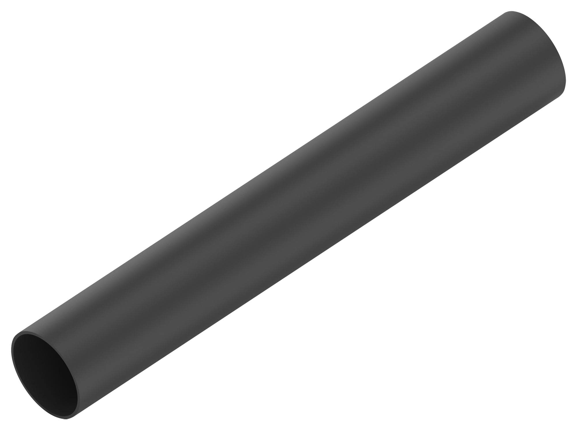 Tubo termorretráctil, 2:1, negro, 3.1MM, estándar de la tubería retráctil