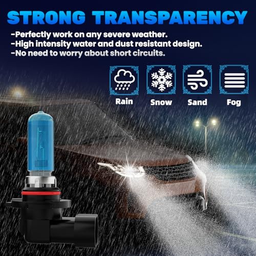 Image of Headlight Bulbs Combo,Compatible with 2015 2016 2017 2018 2019 2020 2021 2022 Ford F-150 F150 Halogen Headlight Bulbs,9005 /HB3 /H10 High Beam + H11 /H8 /H9 Low Beam Headlights,Pack of 4
