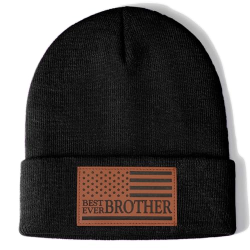 Brother Gifts Best Brother Ever American Flag Beanie Hat Big Brother from Sister Christmas Stocking...