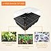 Gardzen 10 Pack Seed Starting Tray, Plant Germination Trays, Seed Starter Kit with Adjustable Humidity Vented Dome, Plant Growing Kit 6.6