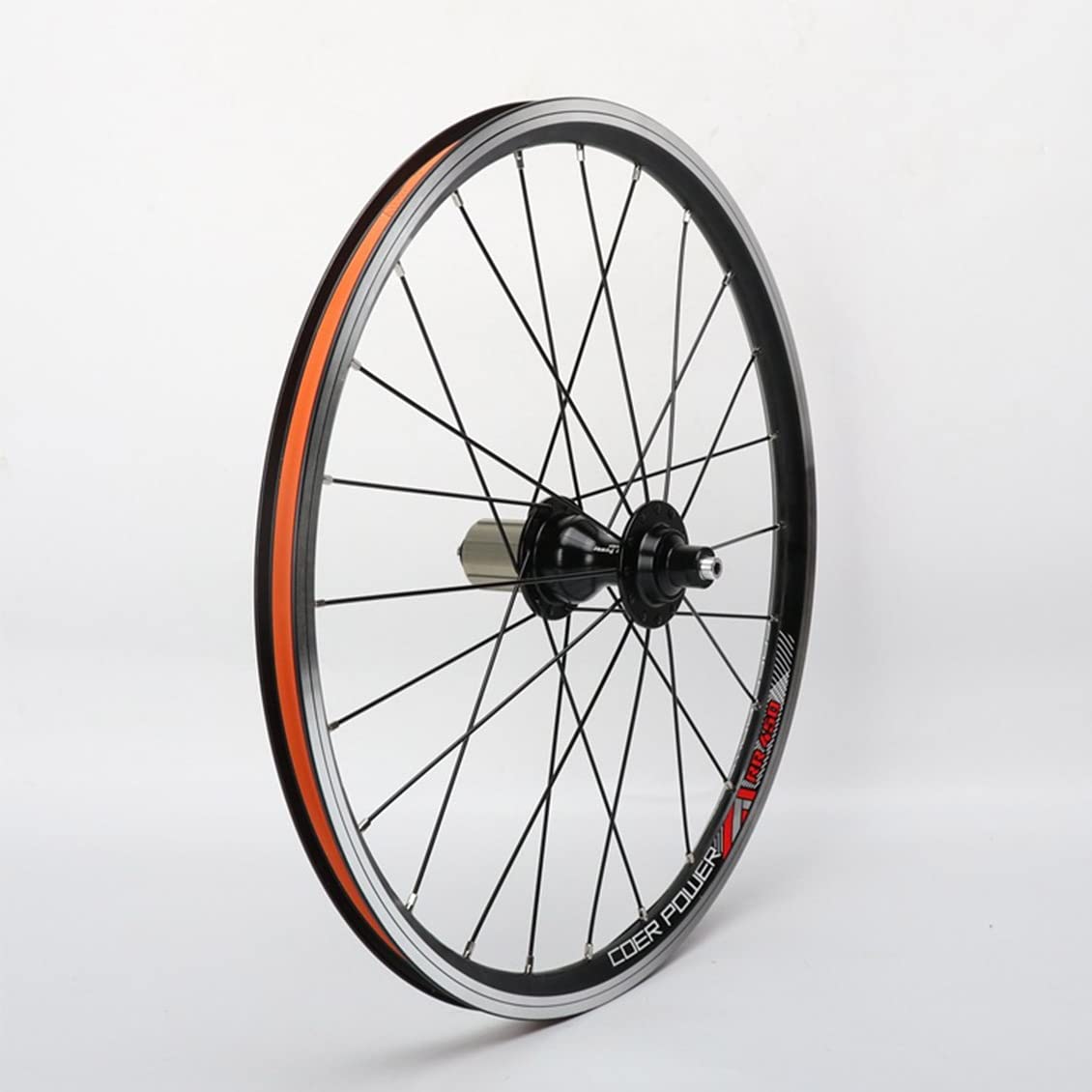 BMX Laufradsatz 20" /406 22" /451 Fahrrad Laufrad V-Brakes Hohlkammerfelge Fahrrad Laufradsatz Laufrad Set Für Kassette 8 9 10 11 Speed (Color : Black, Size : 406)