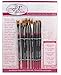 Creative Mark FX Effects Taklon Paint Brushes, Set of 10 - Watercolor, Acrylics & Oil Paint - Soft, Resilient Brush Styles: Multi-Liner, Ribbon, Angular, Dabber, Dagger - w/Resealable Vinyl Pouch
