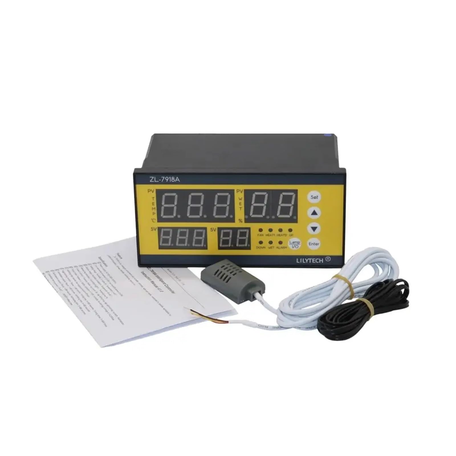 Kontroler Temperatury, 1 zestaw 50/60Hz inteligentny inkubator temperatury i wilgotności kontroler sprzęt do wylęgu jaj