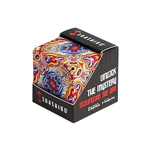 SHASHIBO Shape Shifting Box – Award-Winning, Patented Fidget Cube w/ 36 Rare Earth Magnets – Transforms Into Over 70 Shapes, Download Fun in Motion Toys Mobile App (Original Series – Spaced Out)