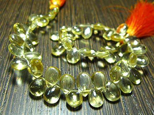 Citrine Smooth Pear briolettes de qualité AA pour la création de haute joaillerie