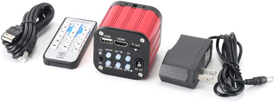 Get Popular Offer HAYEAR UHD 4K 2160P HDMI USB C-Mount Industrial Electronic Digital Video Microscope Camera for PCB Repair Remote Controller