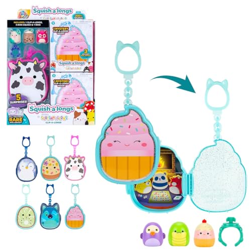Pack Mochila E Figuras Sortidas, Squish-A-Long, Sunny 1 (Um) Pacote Sortido Sem Opção De Escolha