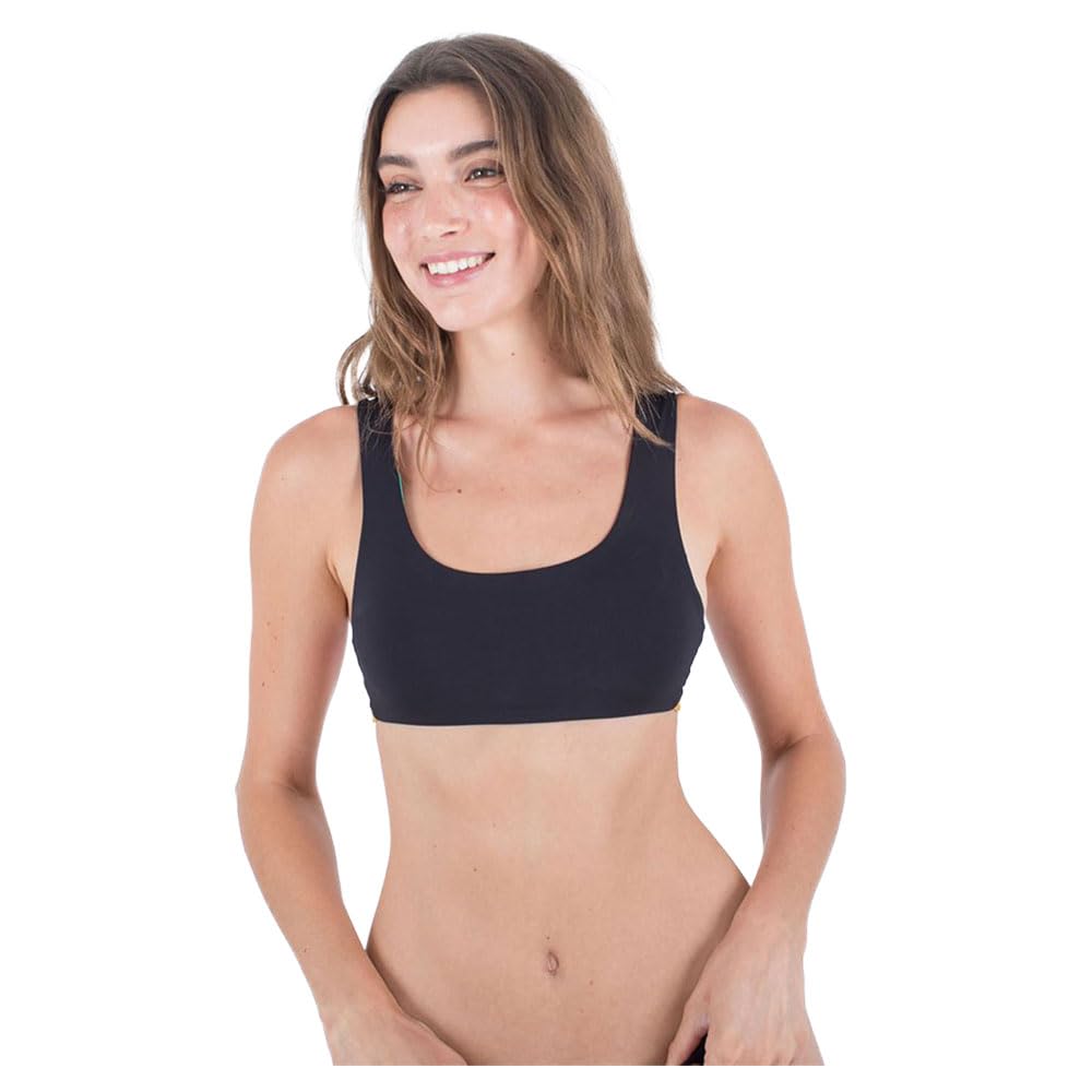 Hurley Fiji Fantasy Rvsb Bralette Parte Superior de Bikini para Mujer
