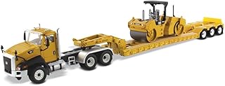 Caterpillar Item 85601C 1: 50 Scale Cat 660 Day Tractor & 120 Low-Profile HDG Trailer Loaded, Core Classics