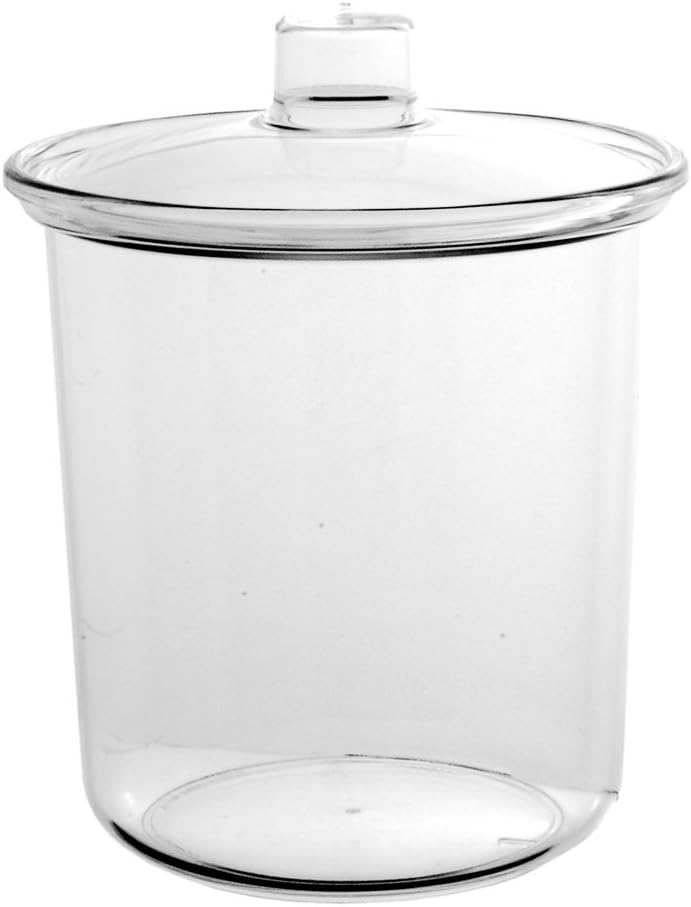 Acrylic Round Cookie Jar (6 1/2" Dia x 8 1/2")